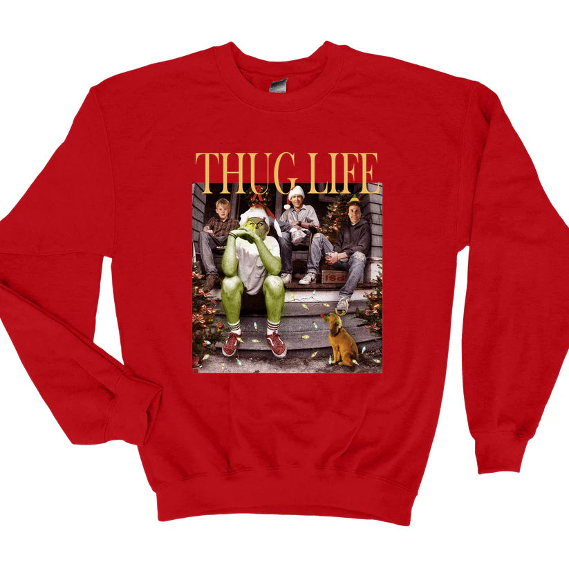 Christmas Thug Life Tee or Sweatshirt