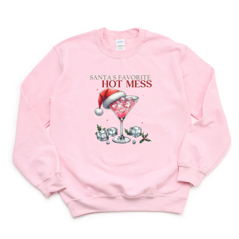 Santas favorite hot mess Tee or Sweatshirt