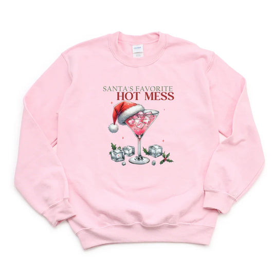 Santas favorite hot mess Tee or Sweatshirt