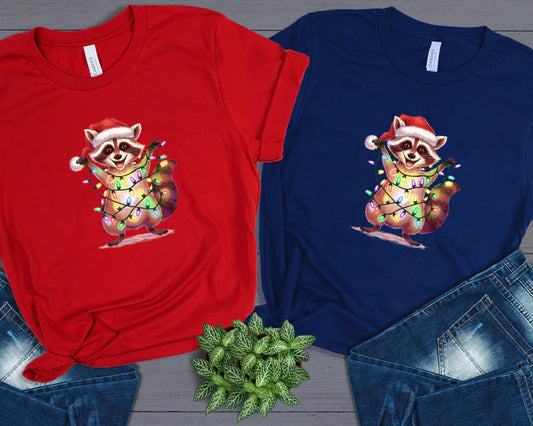 Festive Raccoon Tee
